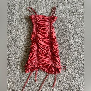 Tigermist Burnt Orange Mini Bodycon Dress XS